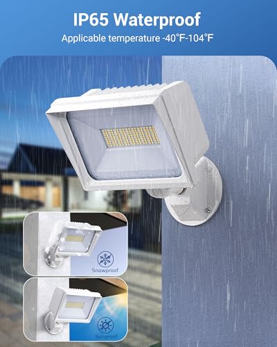2 Pack 65W LED Outdoor Flood Light (2 Count)
