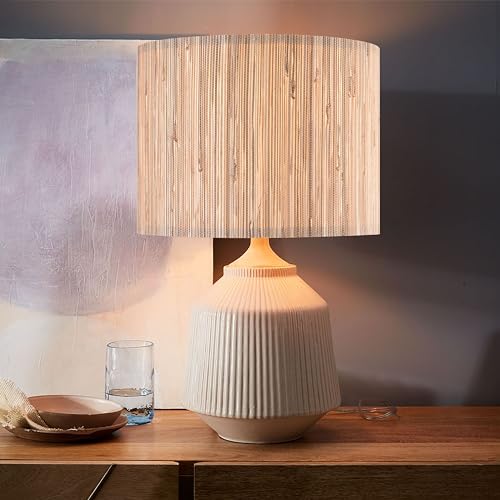 13" Straw Boho Lamp Shade for Table Lamps