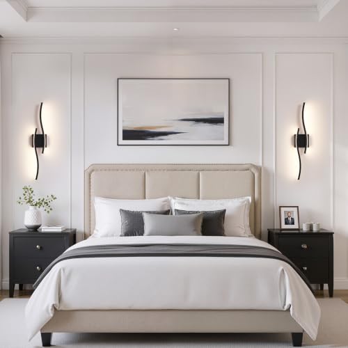 Black Battery Operated Wall Sconces (2 Count)