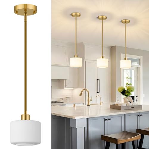 Milk Glass Pendant Lights Kitchen Island