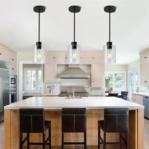Black Pendant Lights Kitchen Island