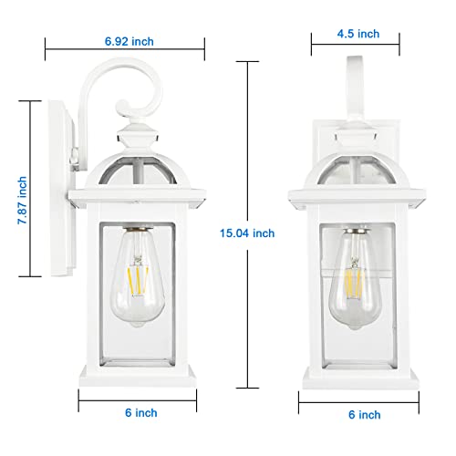 Outdoor Lights Fixtures Wall Mount (2 Count)