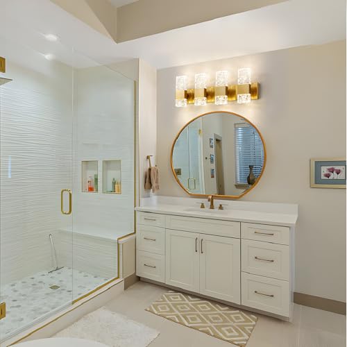 Gold Bathroom Vanity Light Fixtures
