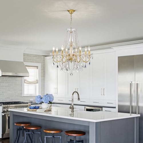 Gold Crystal Chandelier