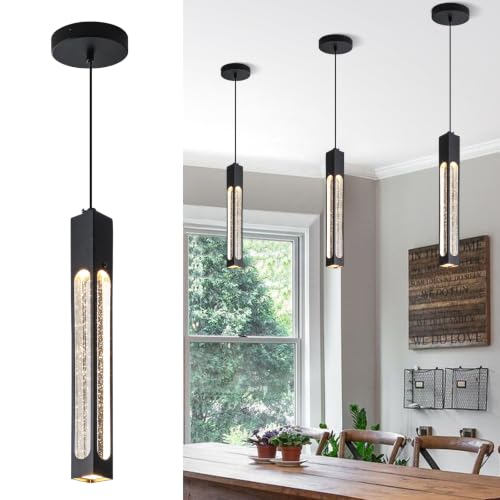 Modern Pendant Lights (Black / 3 Pack)
