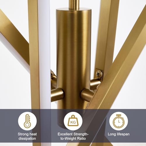 Gold Modern LED Chandelier