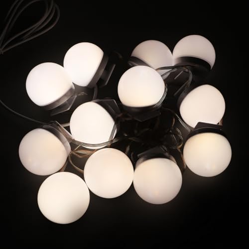 12Pcs Led Makeup Mirror Bulbs USB Vanity Lights Brightness Adjustable Soft White Light for Bathroom Dressing Table