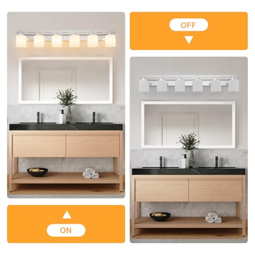 Modern Bathroom Light Fixtures Over Mirror