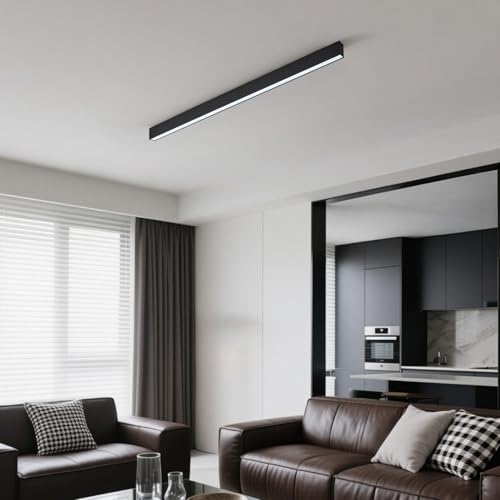 Black ceiling light LED