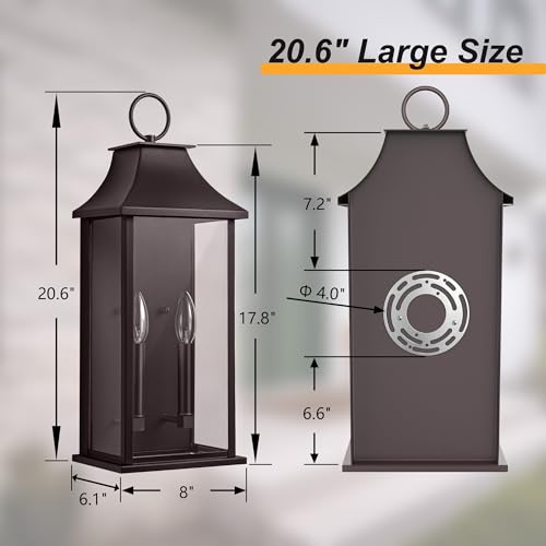 Dusk to Dawn Outdoor Wall Sconces 2