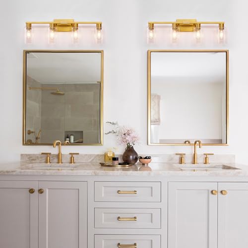 Brushed Gold Bathroom Light fixtures