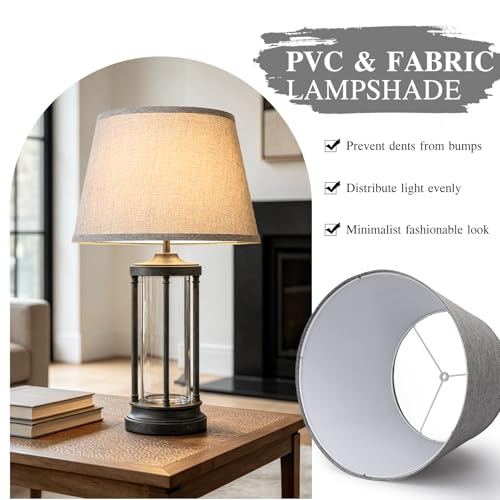 Large Drum Lamp Shades Set of 2