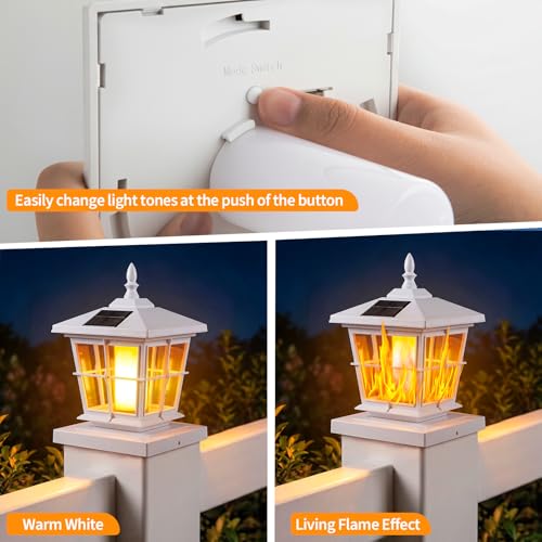 Solar Post Cap Light 2pack (2 Count)
