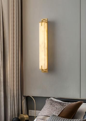 Modern Marble Wall Sconce Natural Alabaster Sconce