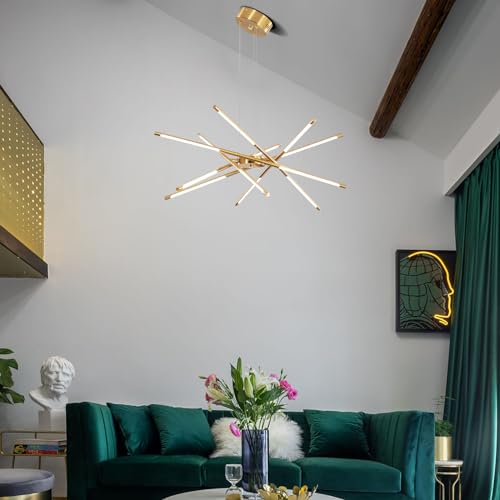 Modern Gold Chandelier