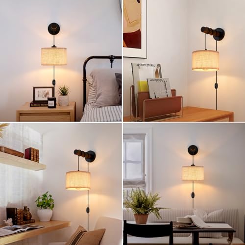 Plug in Wall Sconces Set of 2 (2 Count)