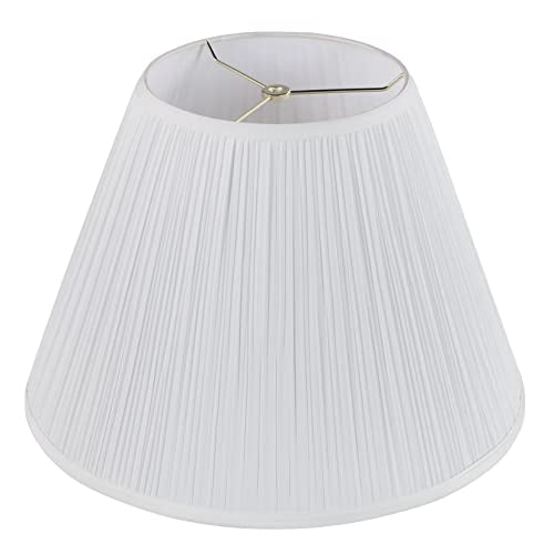 33137 Mushroom Pleated Traditional Spider Lamp Shade