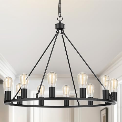 Wagon Wheel Chandelier (12 Count)