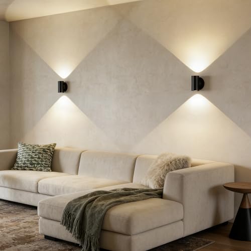 Up Down Wall Sconce Indoor Dimmable Movie Theater Lights Hardwired