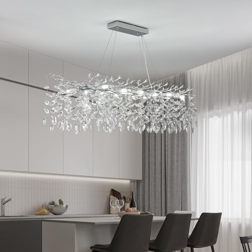 Tree Branch Chandelier Modern Crystal Pendant Light