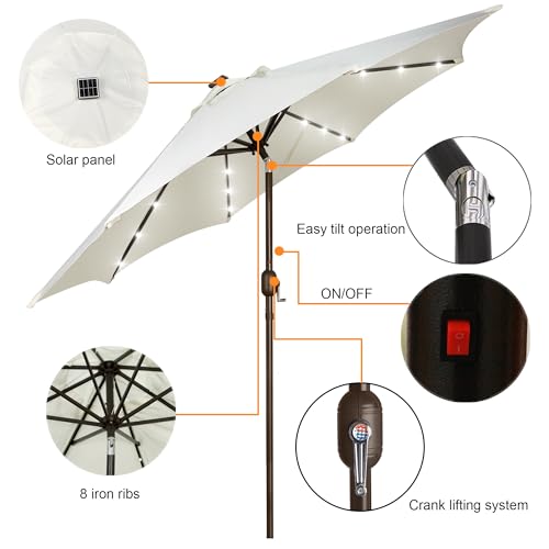 9 ft Solar Umbrella