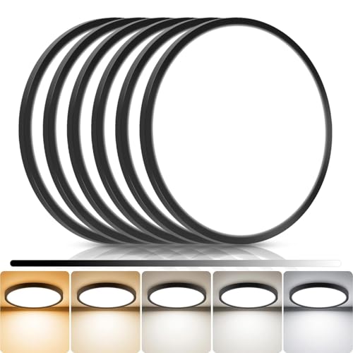 6Pack 13inch LED Flush Mount Ceiling Light (6 Count)