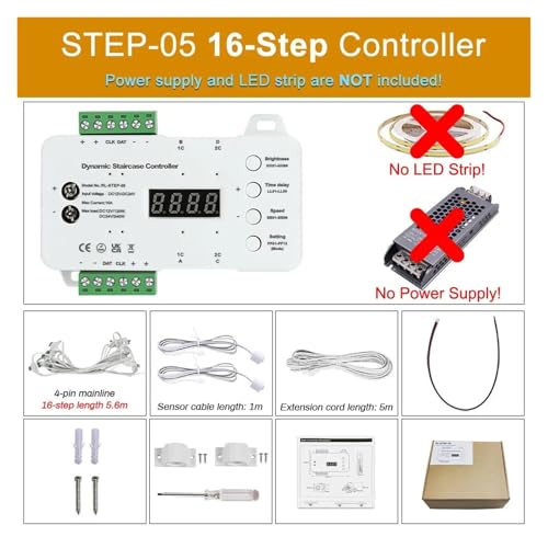 Stair Light with Motion Sensor Switch DC 12V 24V LED Light with House Step Stair Lighting