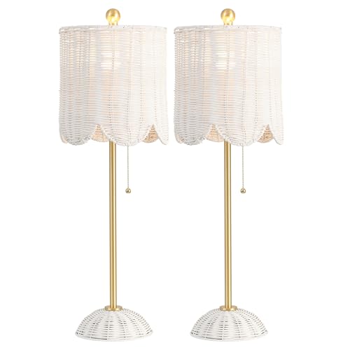 Celerie 27.5" Rattan Buffet Lamp (2 Count)