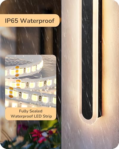 Upgraded 47.2" Modern Outdoor Wall Light (94 Count)