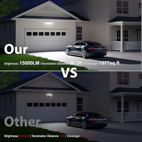 150W 15000LM LED Security Lights Motion Sensor Outdoor