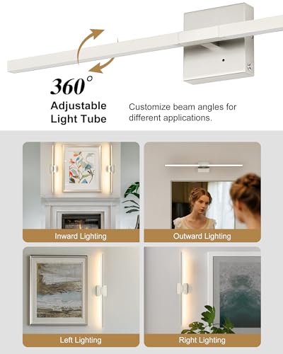 Nickel Battery Operated Wall Sconces Set of 2 (2 Count)