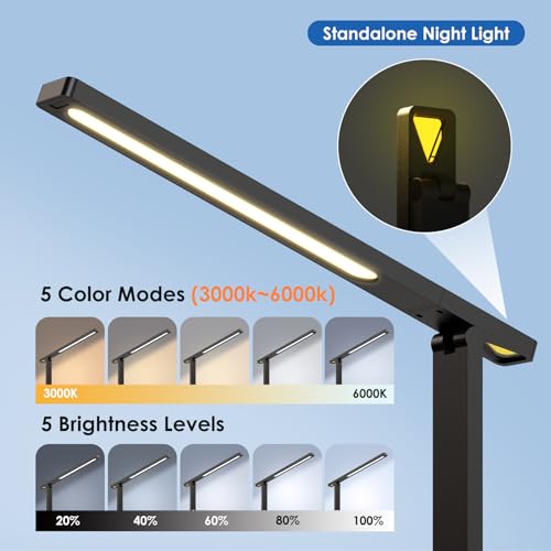 Desk Lamp with USB Charging Port