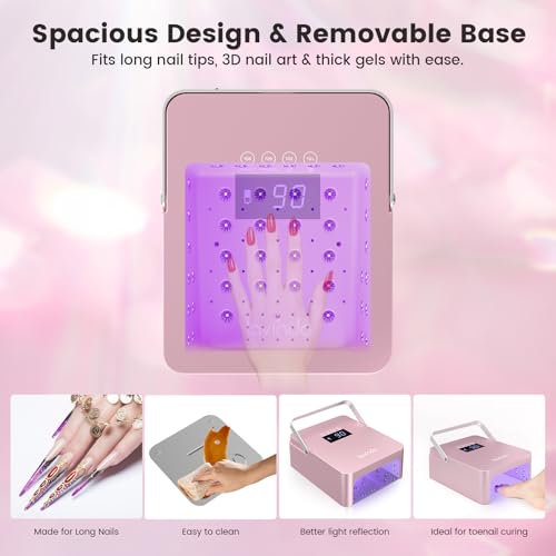 Professional Nail lamp with Portable Handle