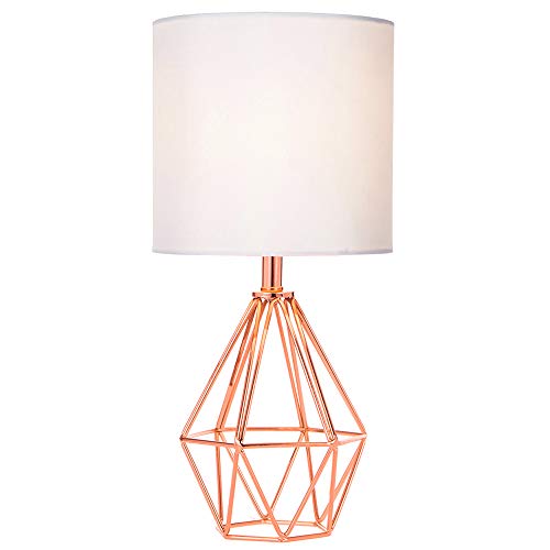 Rose Gold Bedside Table Lamp