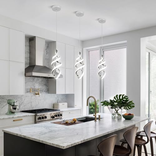 Modern Led Pendant Light Fixture (2 Count)