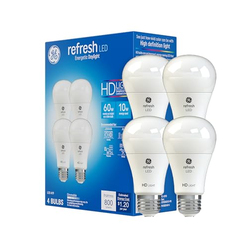 Refresh A19 LED Light Bulbs (4 Count)