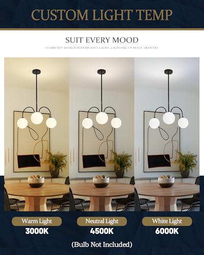 Modern Black Chandelier
