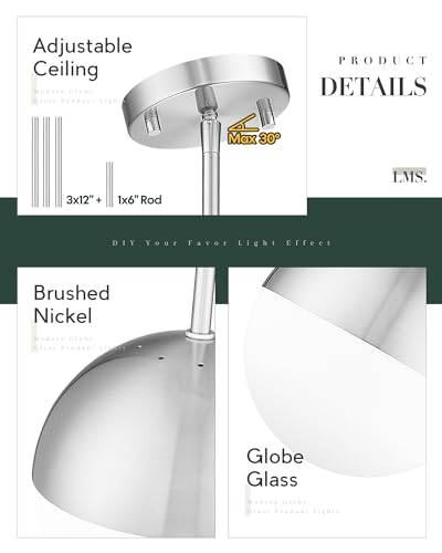 2 Pack Modern Pendant Lights (2 Count)