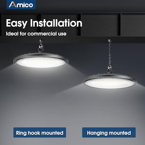 10 Pack UFO LED High Bay Light 200W 28000lm 5000K (10 Count)
