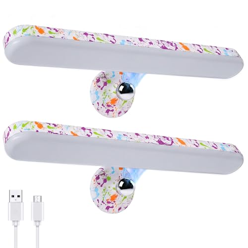 2 Pack Rechargeable Vanity Lights for Mirror (2 Count)