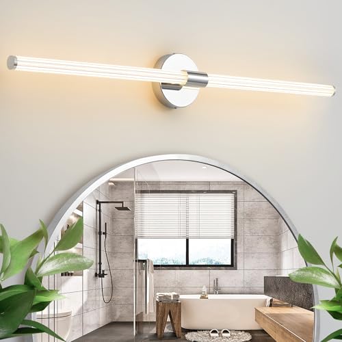 Bathroom Vanity Lights 39" Long LED Vanity Light Bar Chrome