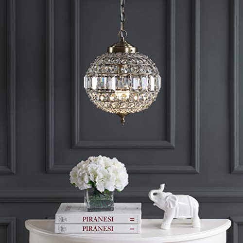 Georgina 1 Light Crystal Globe Pendant