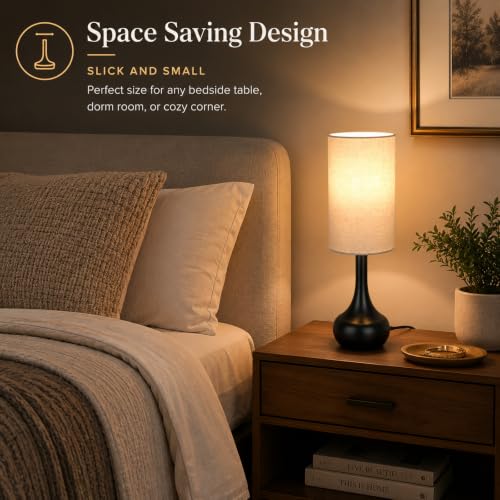 Touch Bedside Lamp for Nightstand