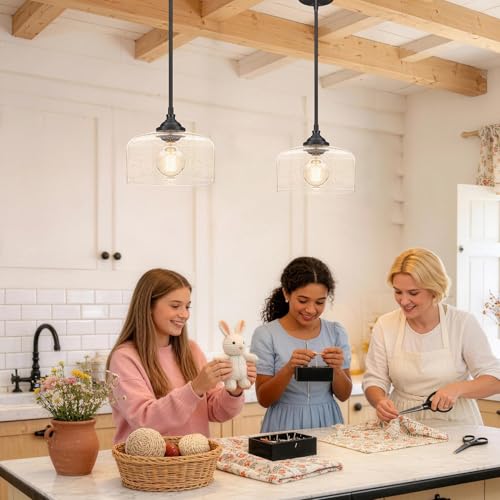 Black Vintage Pendant Lights Kitchen Island