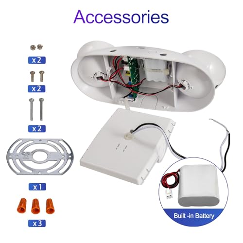 Emergency Lights with Battery Backup