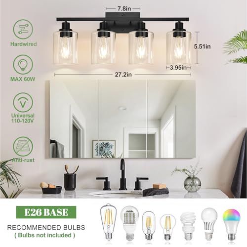 4 Light Bathroom Light Fixtures