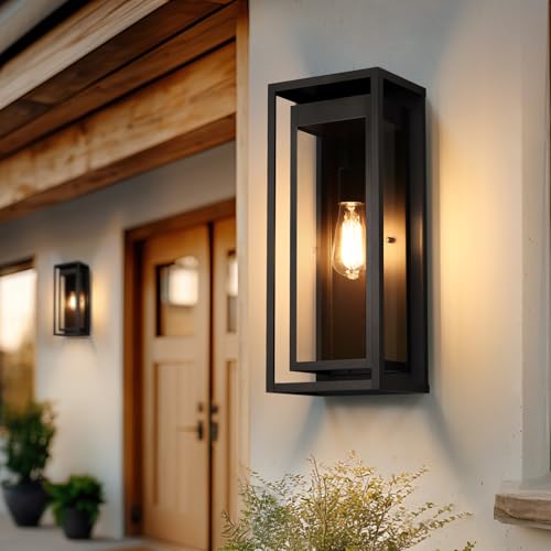 19" Large Outdoor Wall Light Fixtures (2 Count)