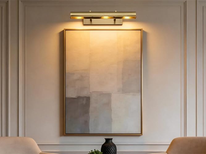18 inch Hardwired Picture Light Brass Picture Light for Wall