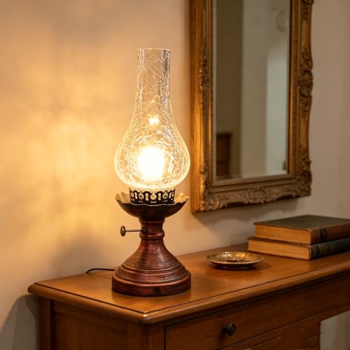 Vintage Kerosene Style Table Lamp