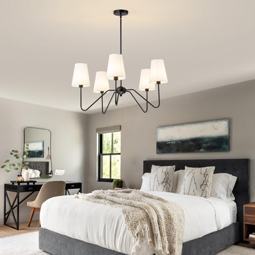 Modern Black Chandelier for Dining Room